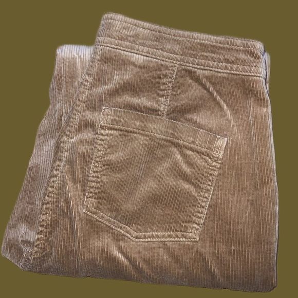 Vintage Pants - vintage high waisted brown corduroy pants j crew 6T pockets